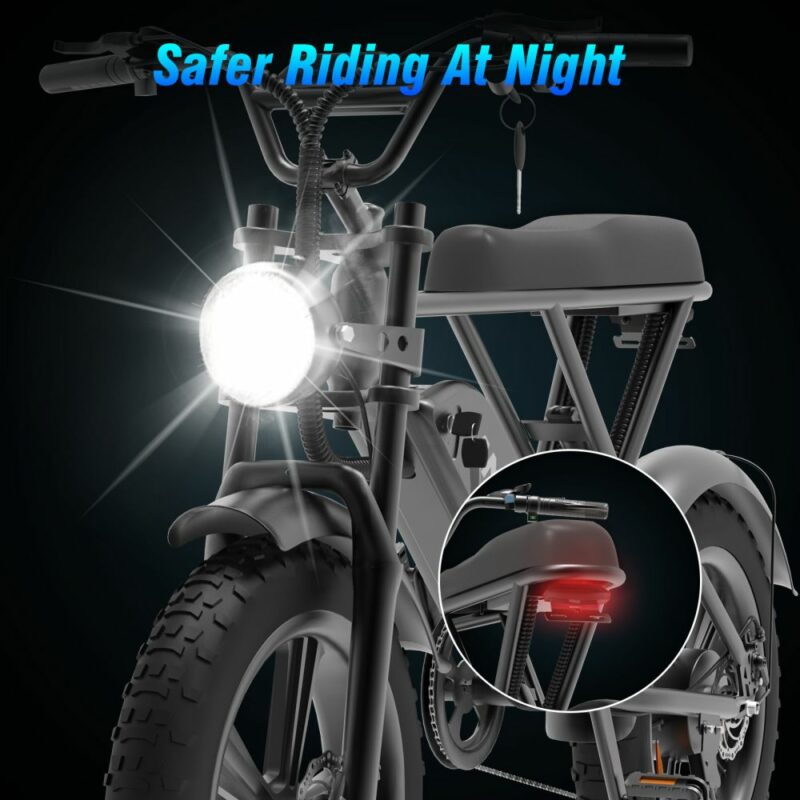 V9 Ultra 20 inch Fatbike 1000w motor 25AH accu & Shimano versnl. - Afbeelding 3